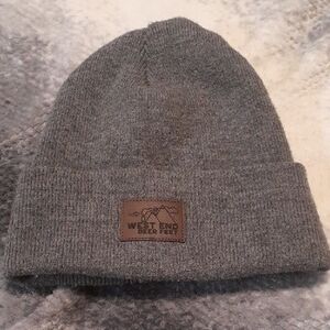 Gray Beanie with West End Beerfest Patch